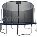 SKYTRIC 15-Foot Trampoline, with Safety Enclosure, Blue   